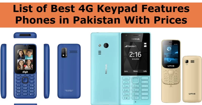 Best keypad Feature Phones List Price in Pakistan 2023