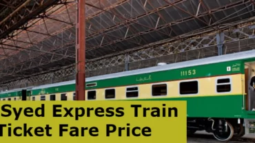 Sir Syed Express Train Ticket Fare Price 2023  Timing Shedule & Stops List
