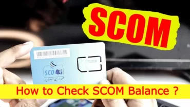How to Check SCOM Balance ?